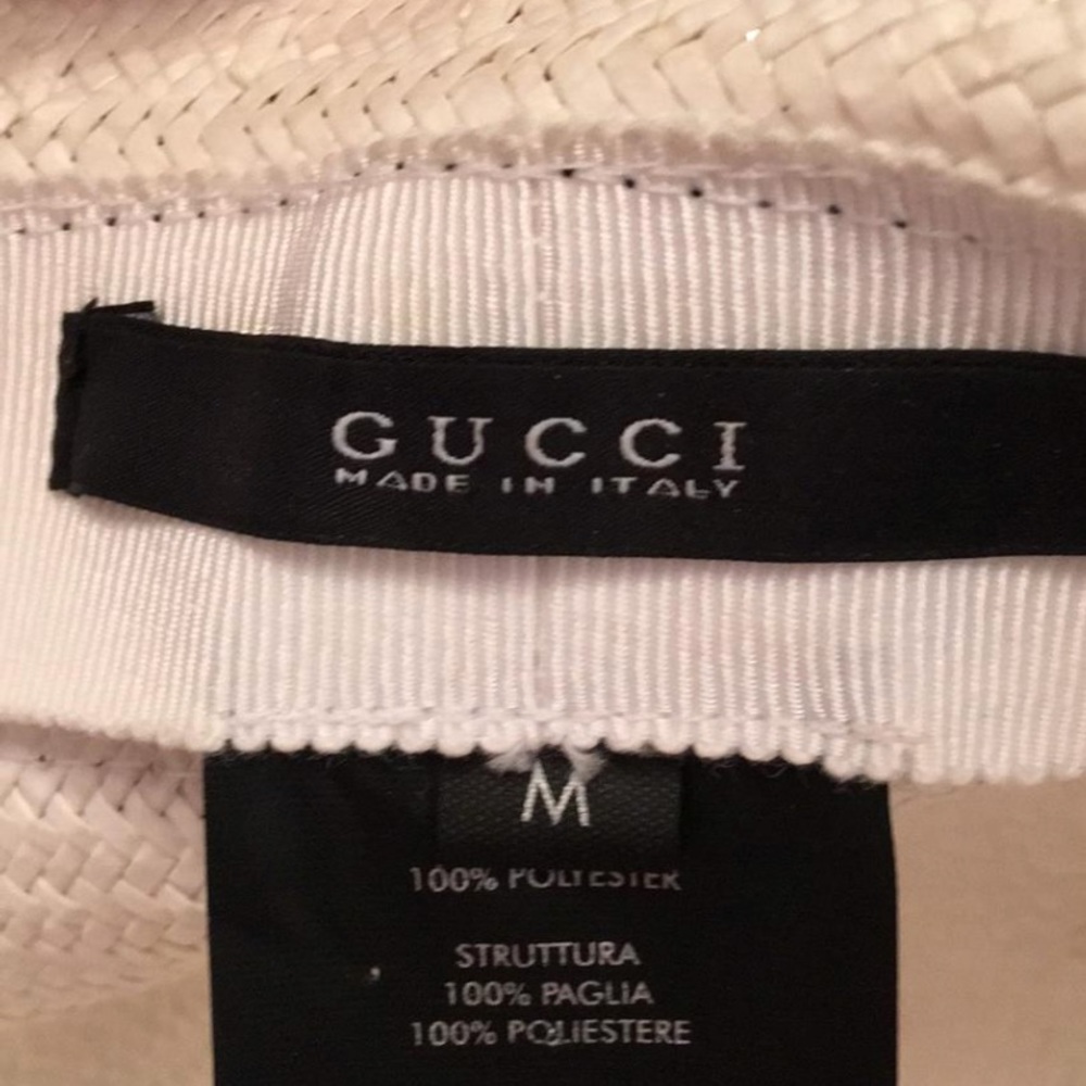 ‼️SOLD‼️Gucci Straw Fedora Beach Hat - Picture 6 of 6